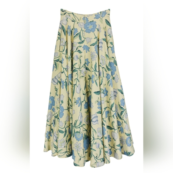 Sz 36(XS) NWT $1690 Luisa Beccaria applique full skirt - Picture 7 of 8